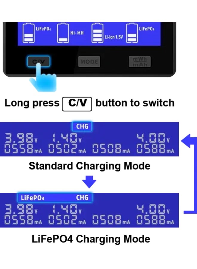 XTAR Visible Mixer VX4 Charger SET - Image 2